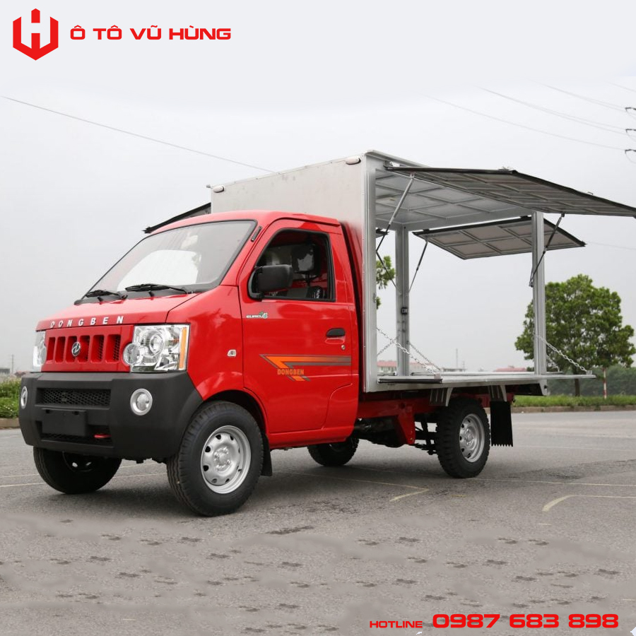 Xe Tải Dongben Srm T20 930Kg thùng cánh dơi