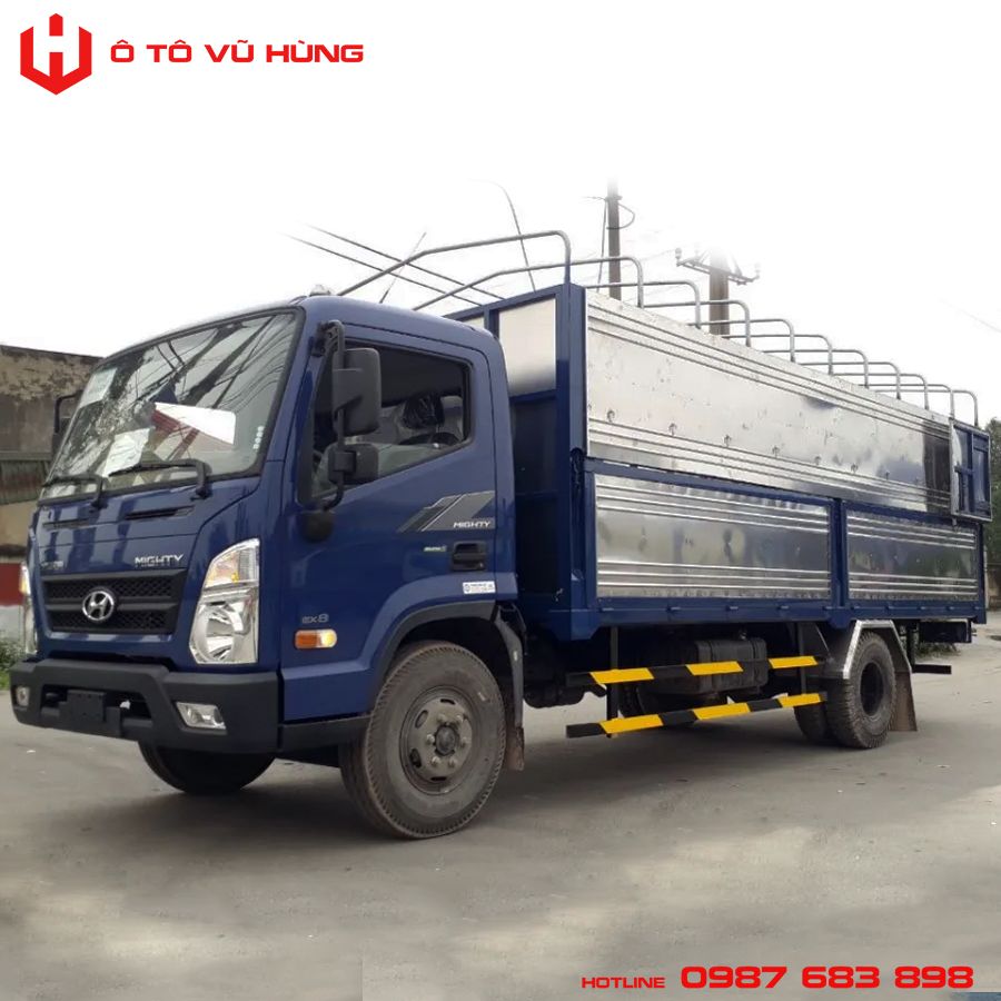 Xe Tải Hyundai Mighty EX8L 7 Tấn Thùng Bạt