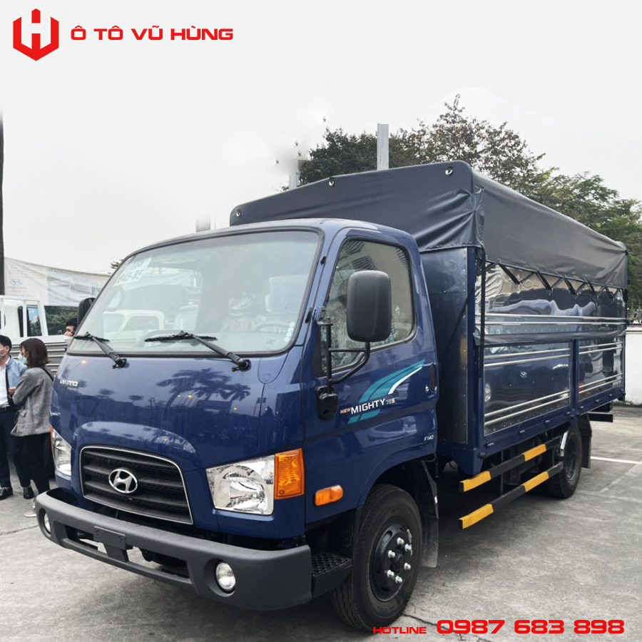 Xe Tải Hyundai New Mighty 75S 4 Tấn Thùng Bạt