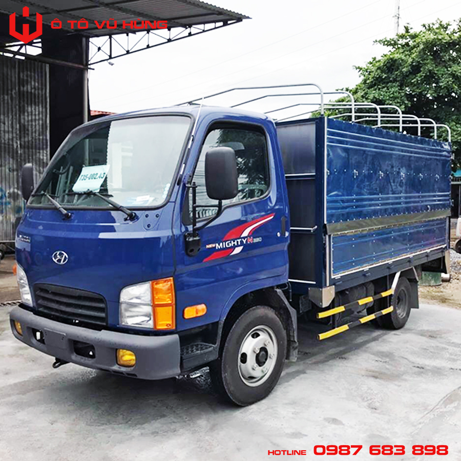 Xe Tải Hyundai New Mighty N250 2.4 Tấn Thùng Bạt