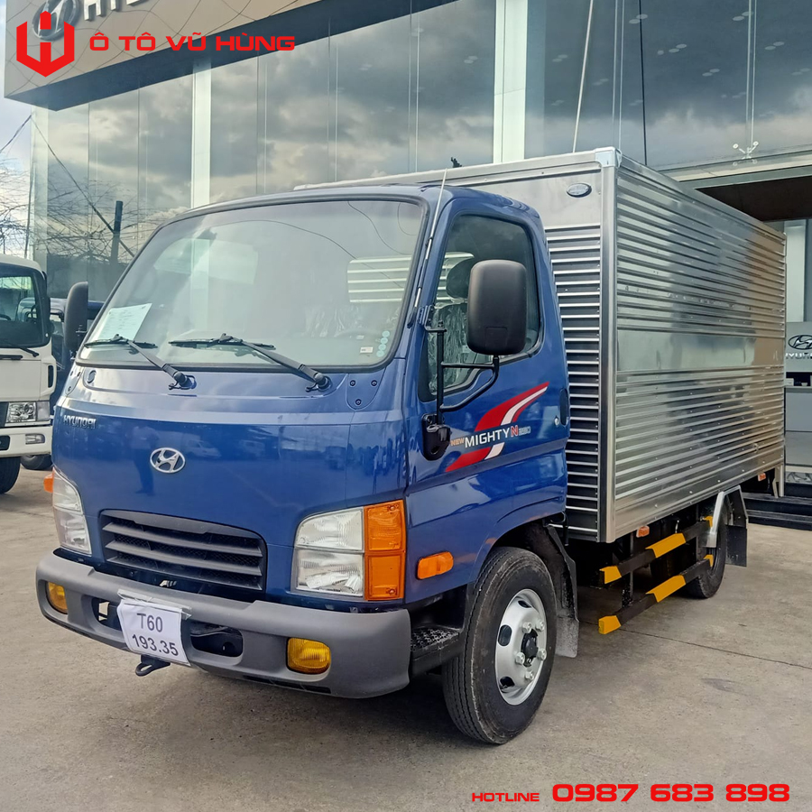 Xe Tải Hyundai New Mighty N250 2.4 Tấn Thùng Kín